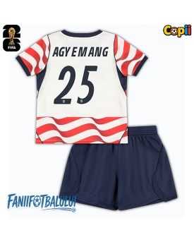 Statele Unite Patrick Agyemang #25 Echipament de Fotbal Replică Mondial 2026 Copii Acasa (+ Șorturi)